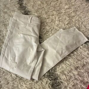 Wonder Nation Kids White Distressed Jeans
